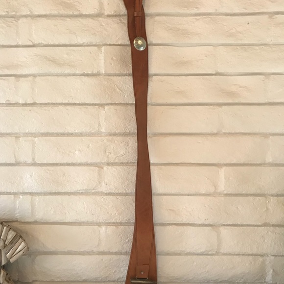 Boho Leather and Silver Adjustable Belt - Picture 4 of 4